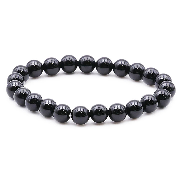 bracelet-boule-08mm-obsidienne-noire-a